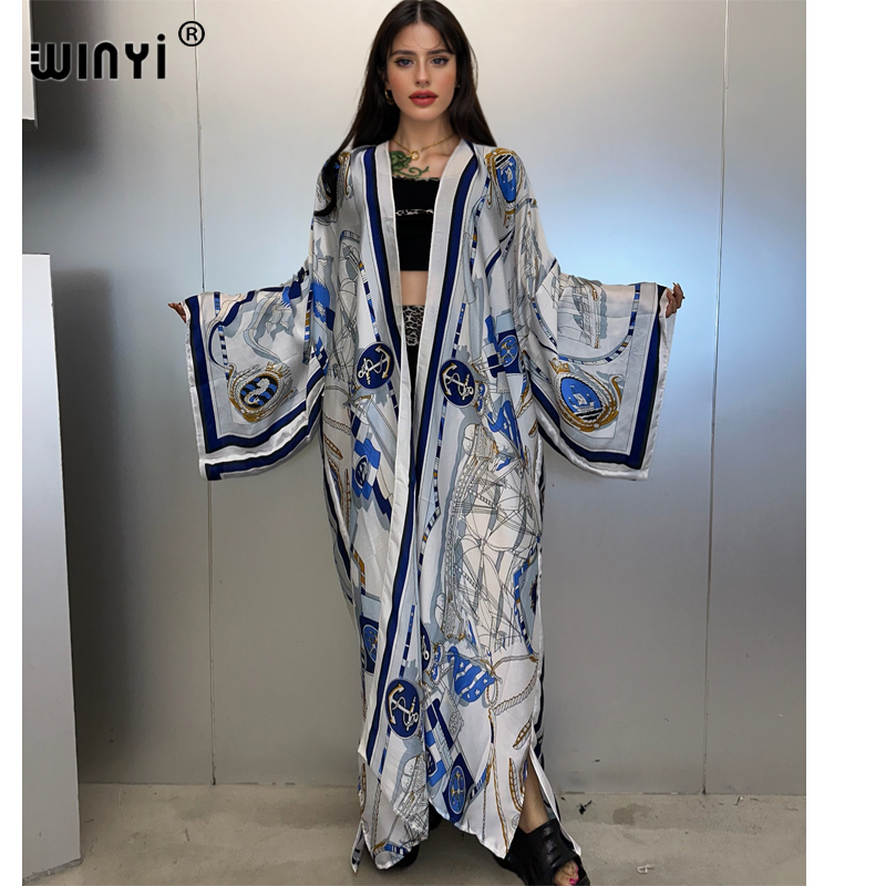 Cover Up Kaftan - WINYI kimono caftán de verano ropa
