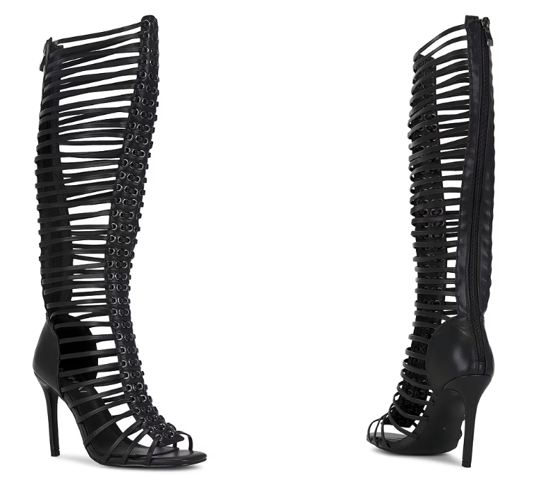 Sandal Strappy Heeled - Botas de tacón de aguja con