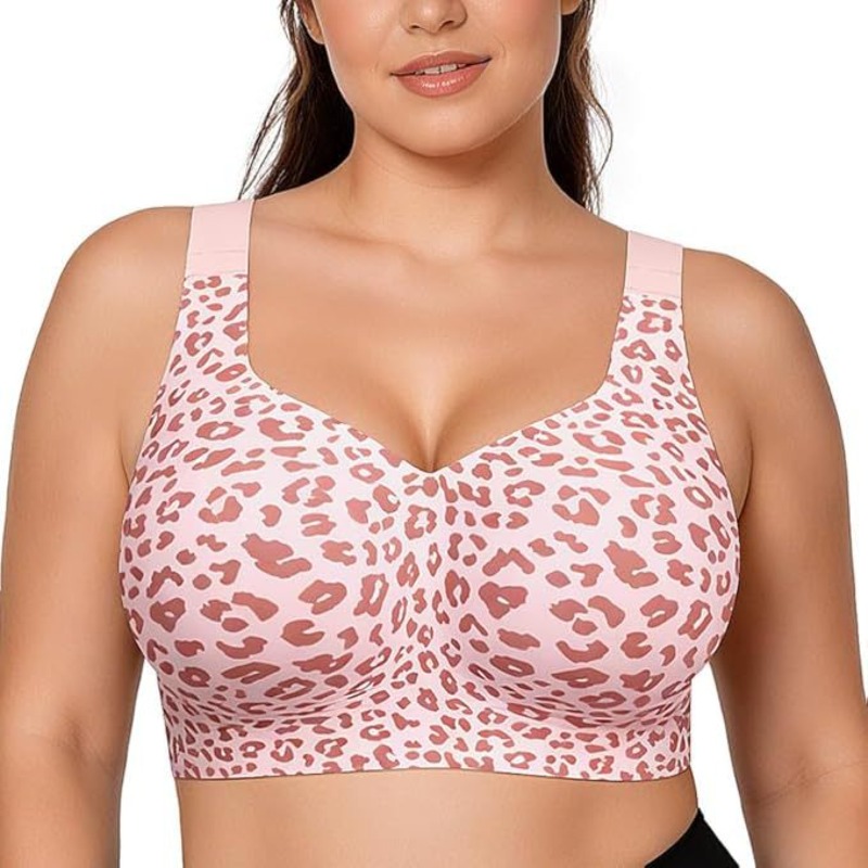 Bralette Triangle Set - Sujetadores Leopard Jelly sin aros, push-up,