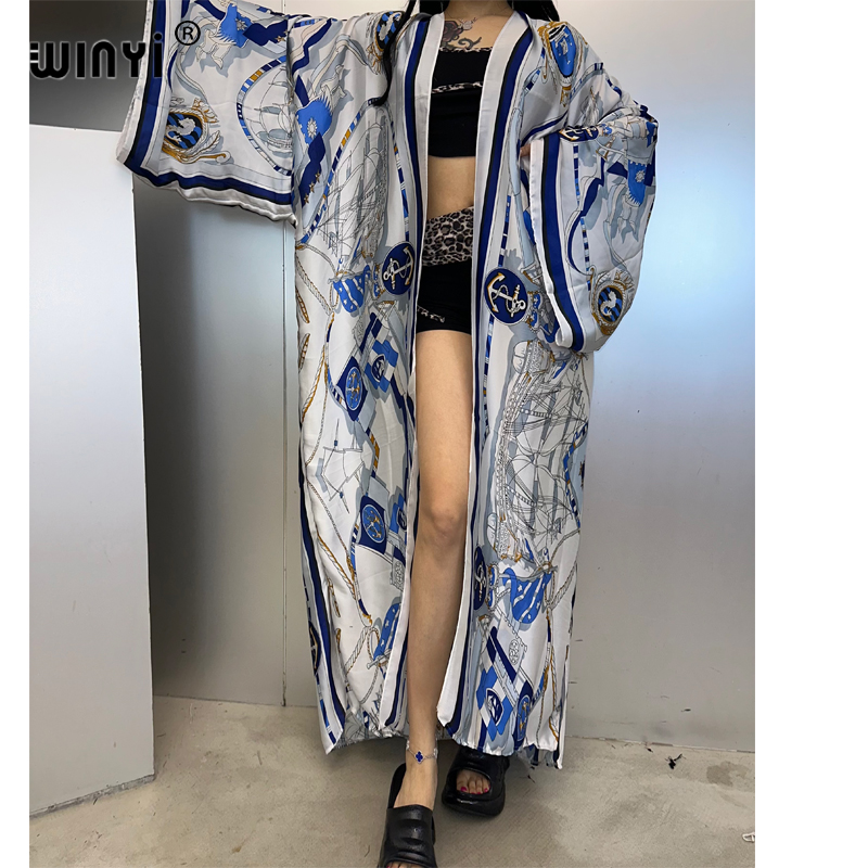 WINYI kimono caftán de verano  - Cover Up Kaftan reseña y precio