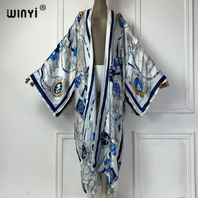 WINYI kimono caftán de verano  - Cover Up Kaftan reseña y precio