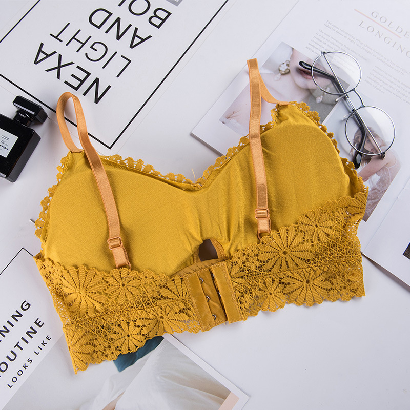 Lencería de encaje 3D para muj - Bralette Triangle Set reseña y precio