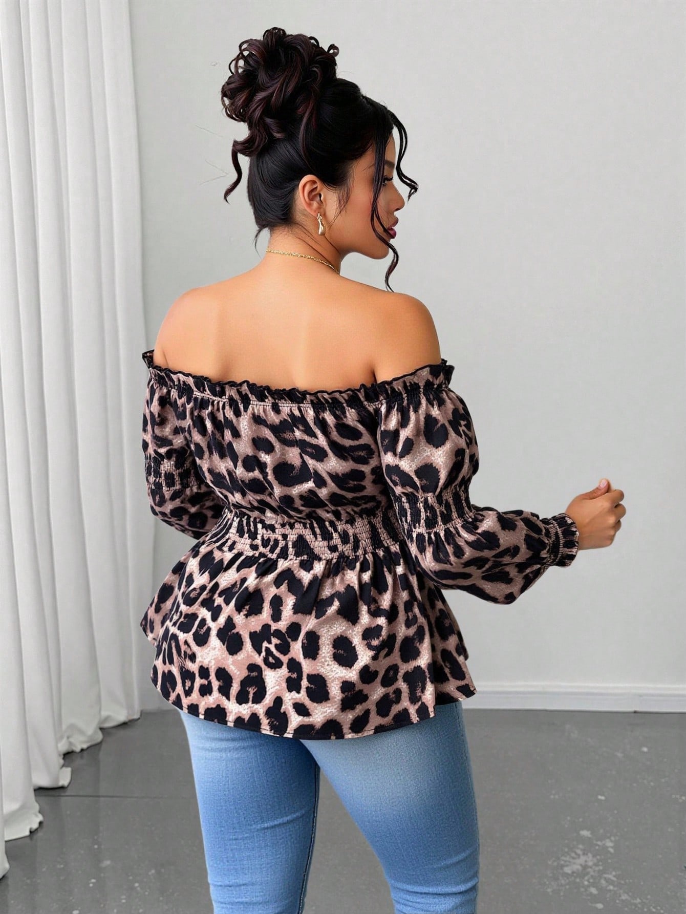 Blusa de Moda de Talla Grande  - Blouse Off Shoulder reseña y precio