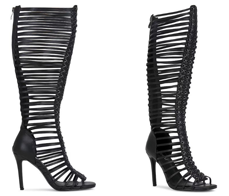 Botas de tacón de aguja con ti - Sandal Strappy Heeled reseña y precio