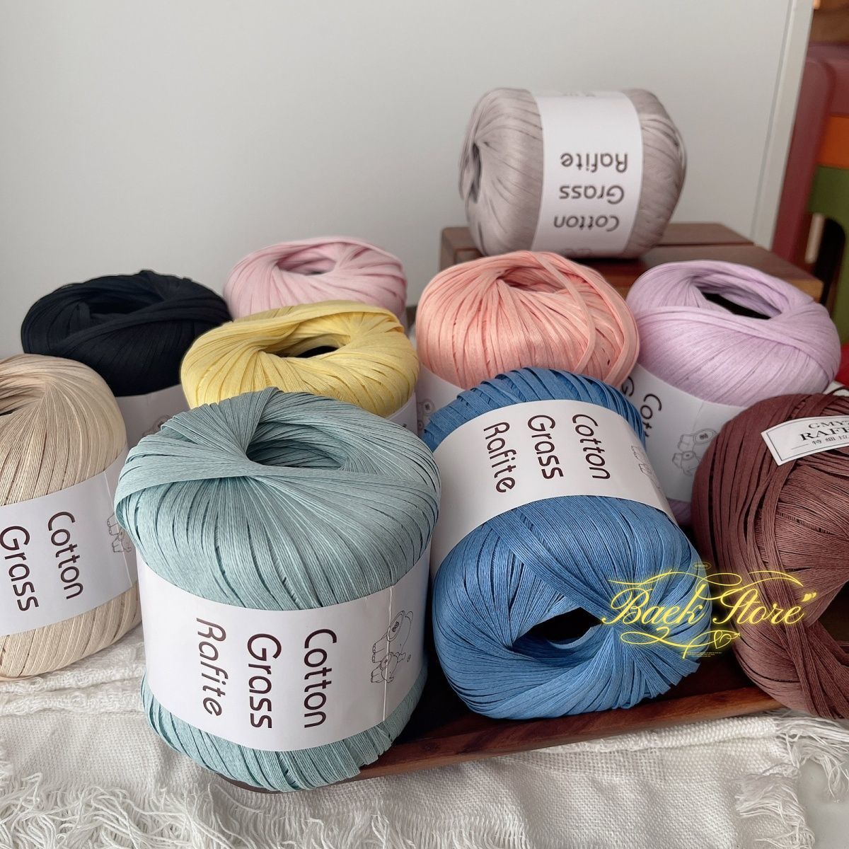 102 M/rollo de hilo de rafia M - Crochet Bag Raffia reseña y precio