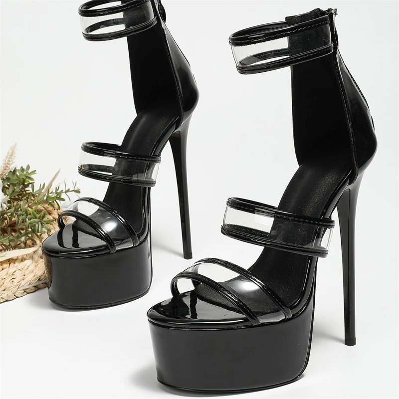 Sandalias de Plataforma con Ti - Sandal Strappy Heeled reseña y precio