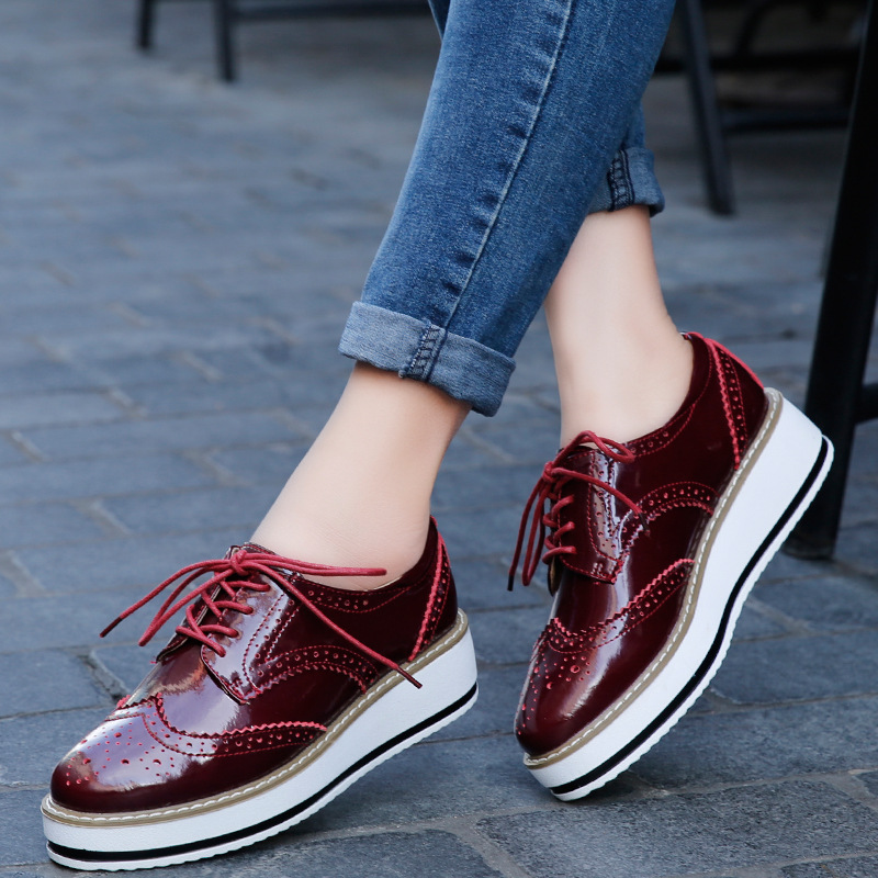 Mocasines de cuero con tacón g - Wedge Espadrille Women reseña y precio