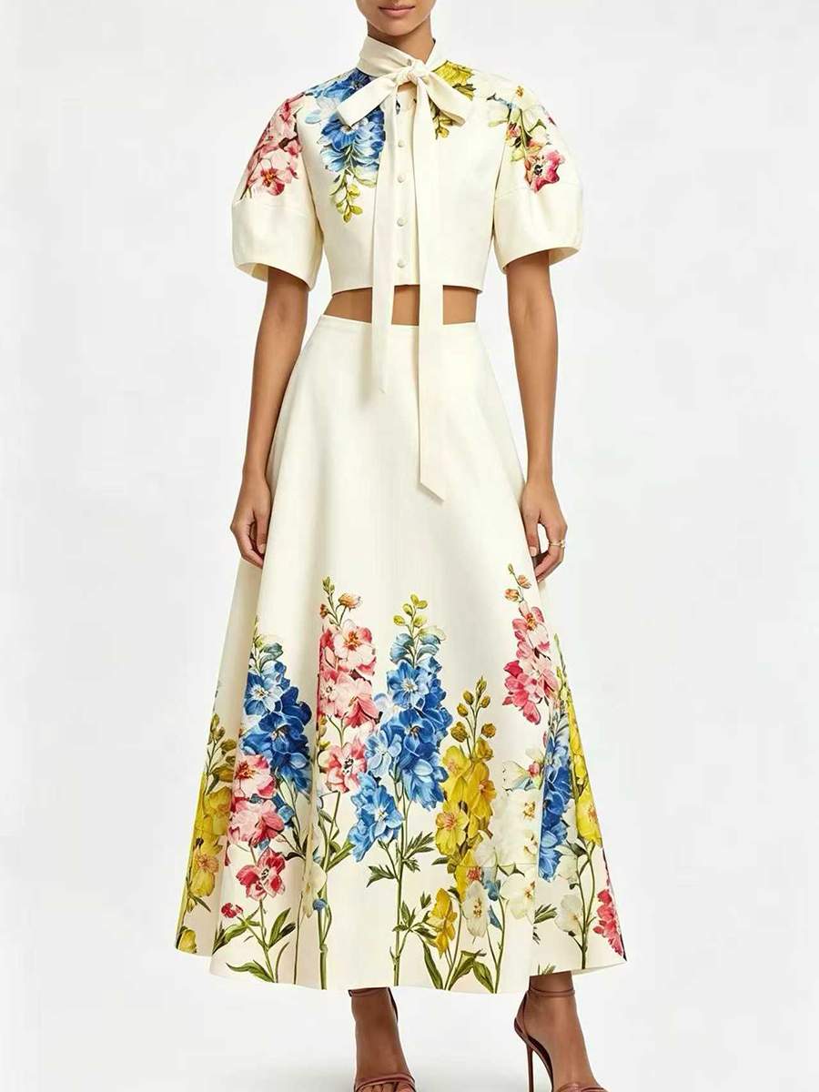 VGH Elegante Conjunto de Dos P - Midi Skirt Floral reseña y precio